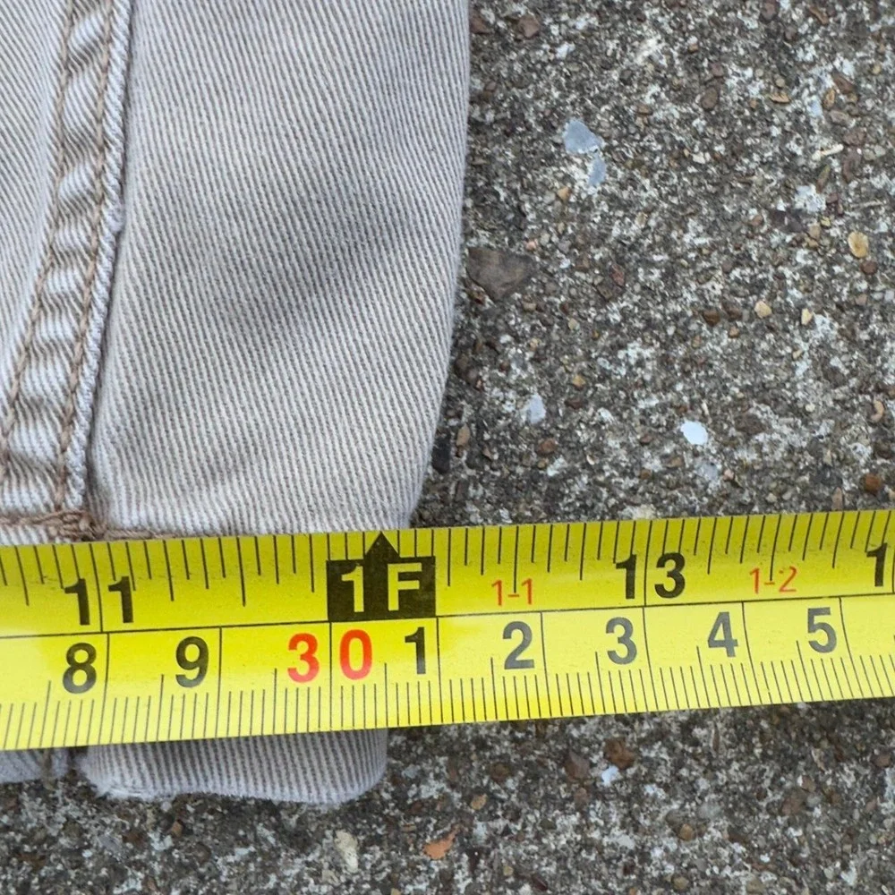 Vintage Y2K Old Navy Cargo Shorts Workwear Gorpcore Khaki Beige 34 (f11)
